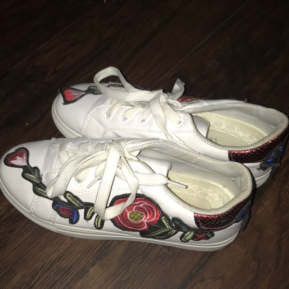 White design shoes
